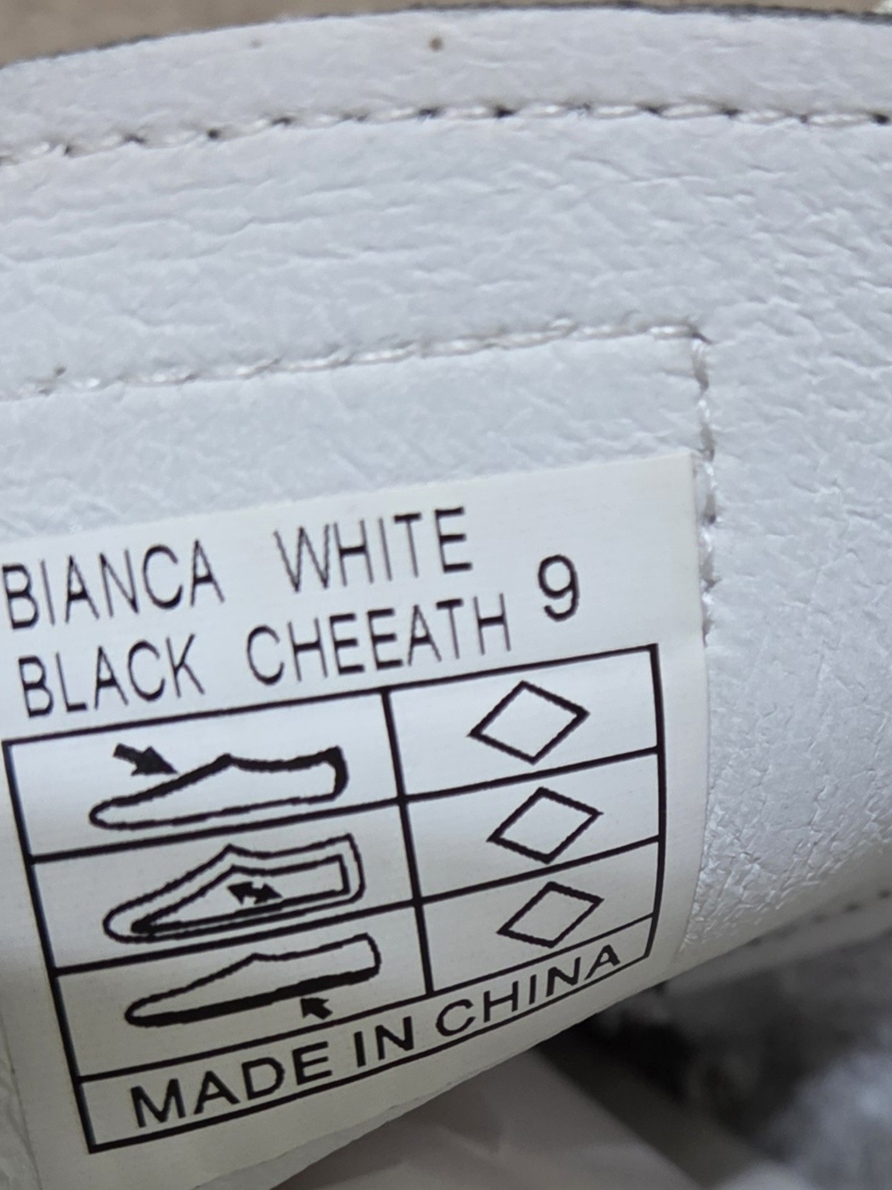Vintage Havana Bianca White Sneakers Size 9 - Picture 7 of 10